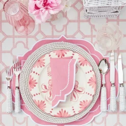 Seville Pink Gardênia Dinner Plate (set of 4)