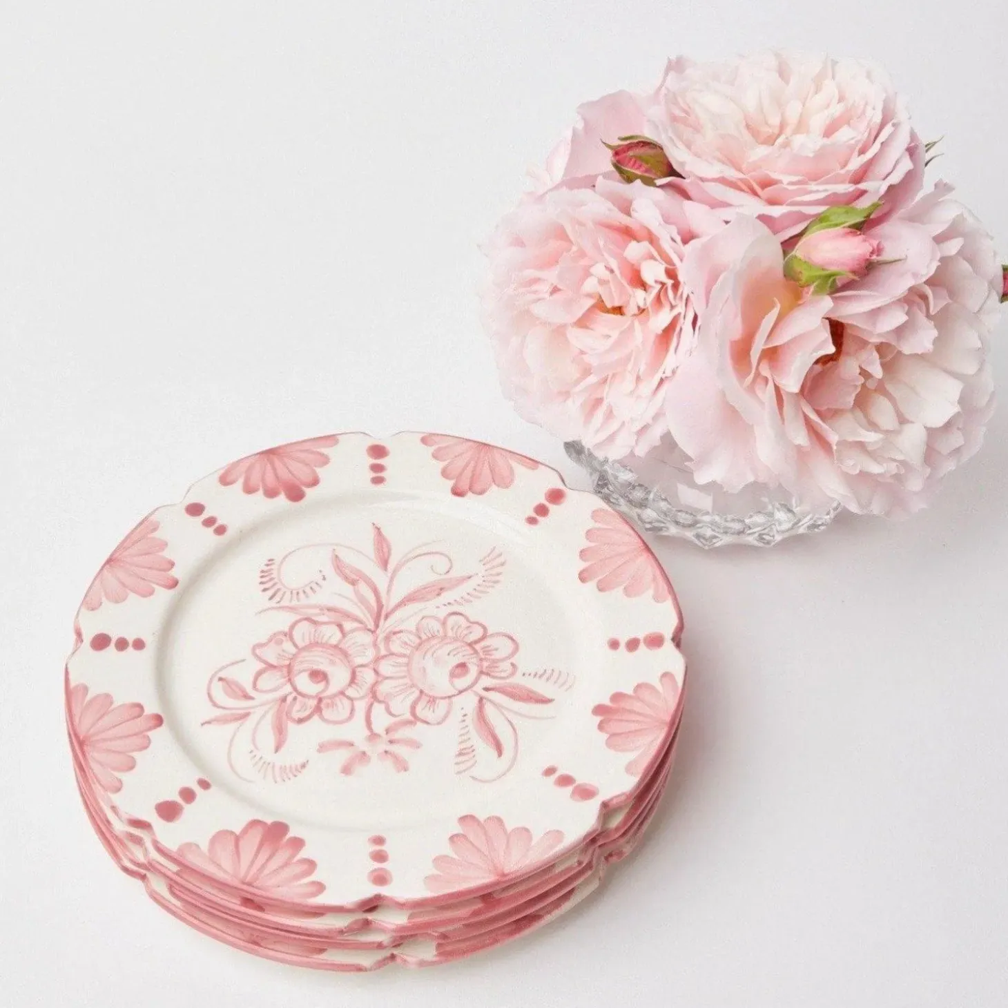 Seville Pink Gardênia Dinner Plate