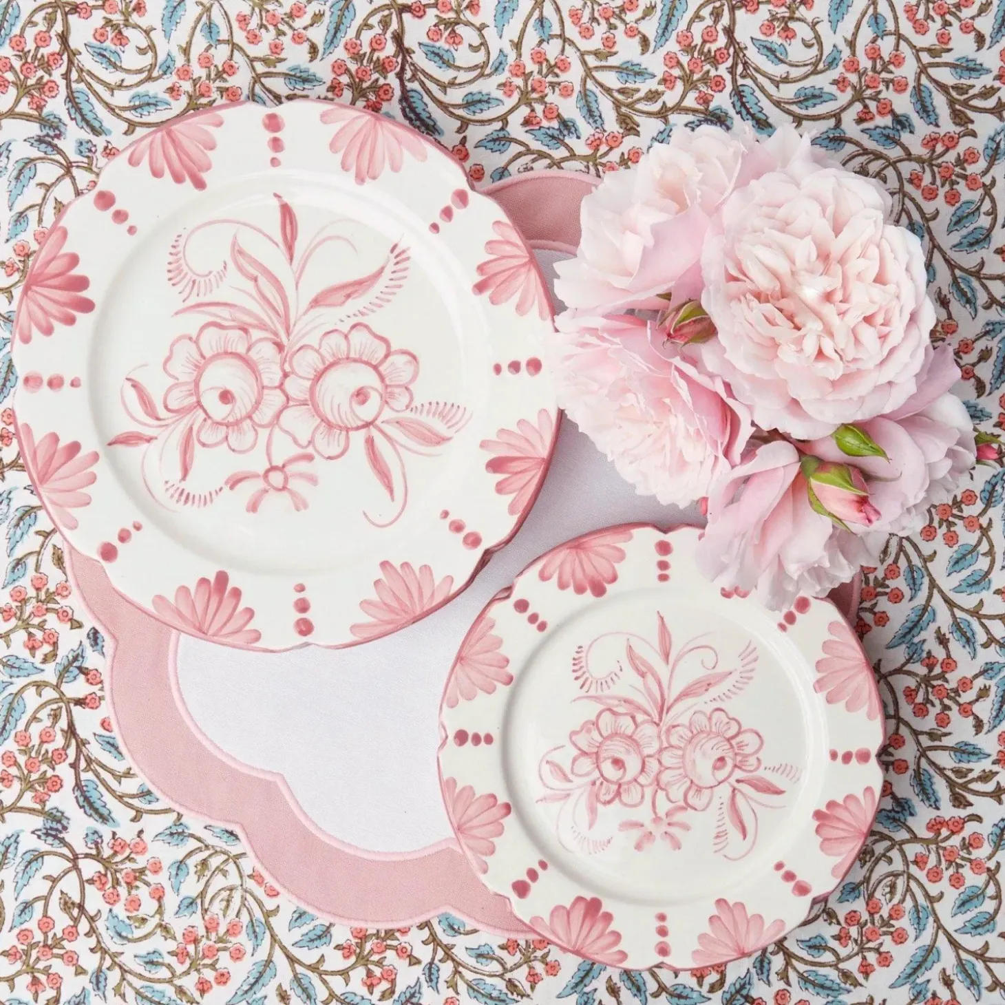 Seville Pink Gardênia Dinner Plate