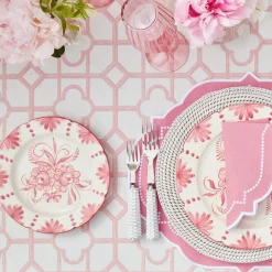 Seville Pink Gardênia Starter Plate (set of 4)