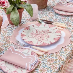 Seville Pink Gardênia Starter Plate (set of 4)