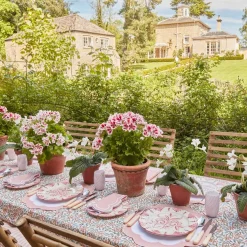 Seville Pink Gardênia Starter Plate (set of 4)