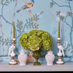 Small Adelaide Green Lattice Urn Vase