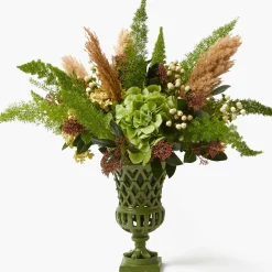 Small Adelaide Green Lattice Urn Vase