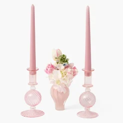 Small Camille Peony Candle Holder (Pair)