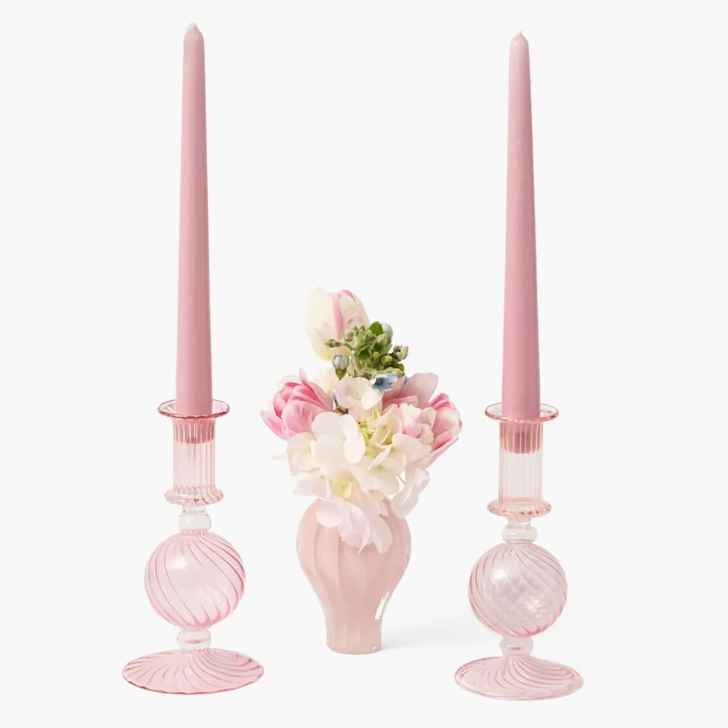Small Camille Peony Candle Holder (Pair)