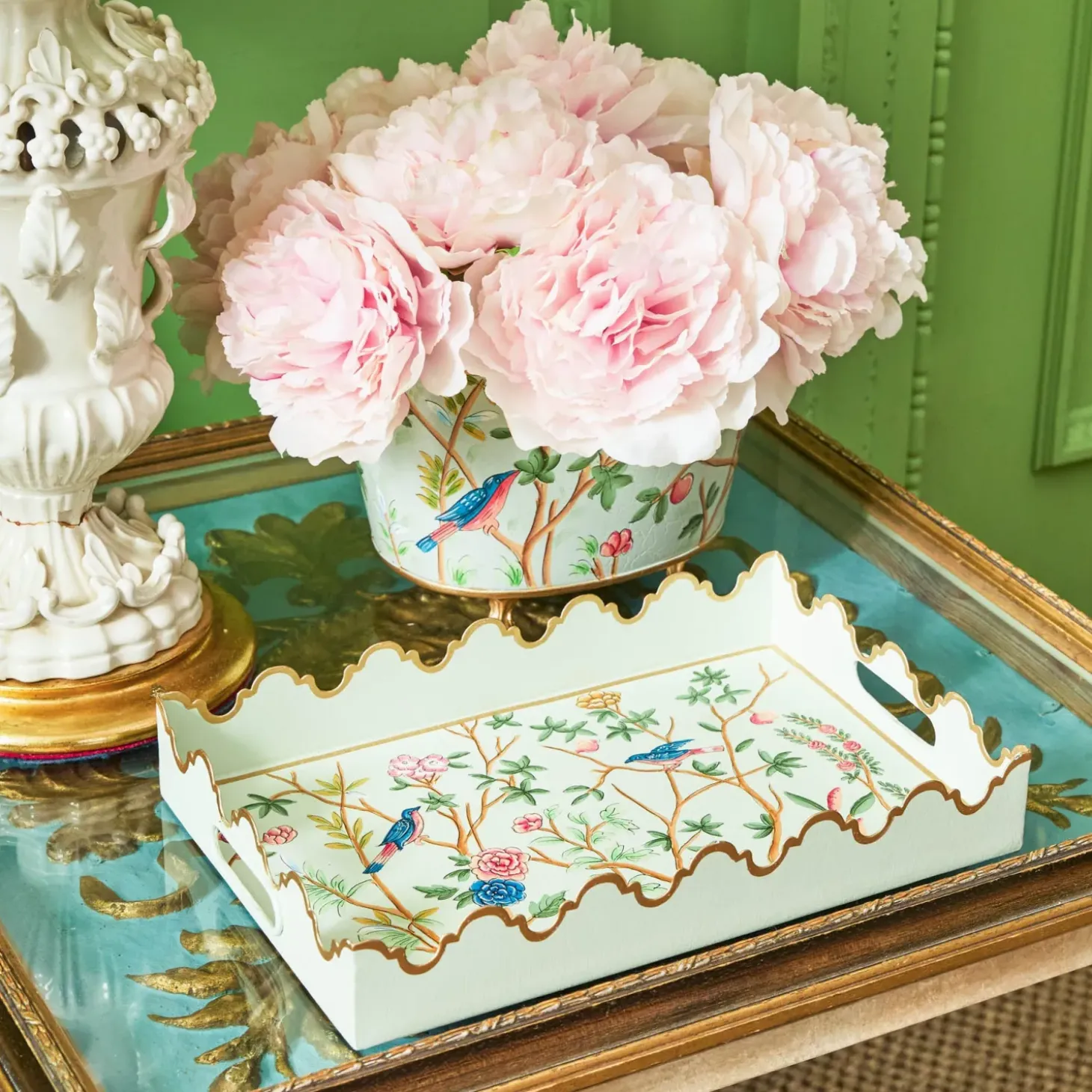 Small Chinoiserie Tole Tray
