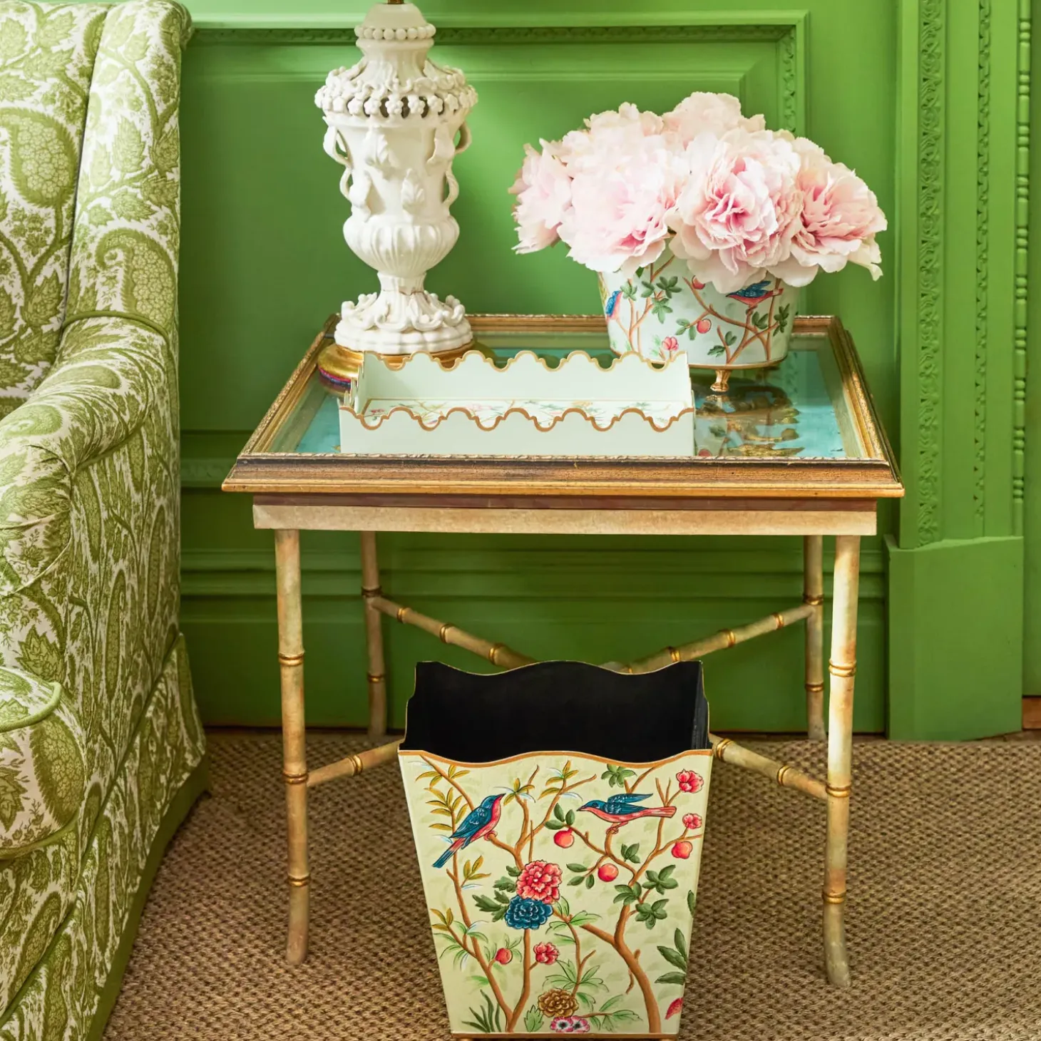 Small Chinoiserie Tole Tray