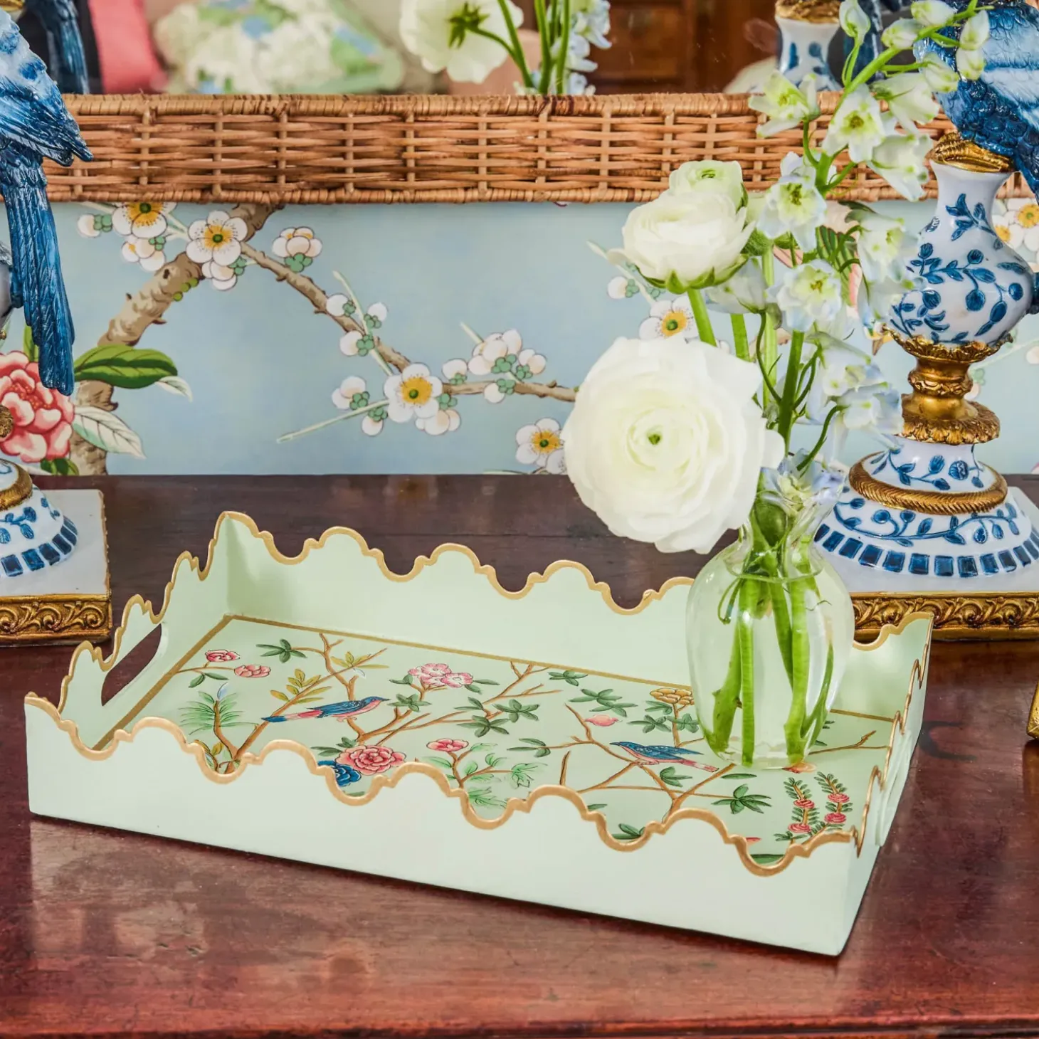 Small Chinoiserie Tole Tray