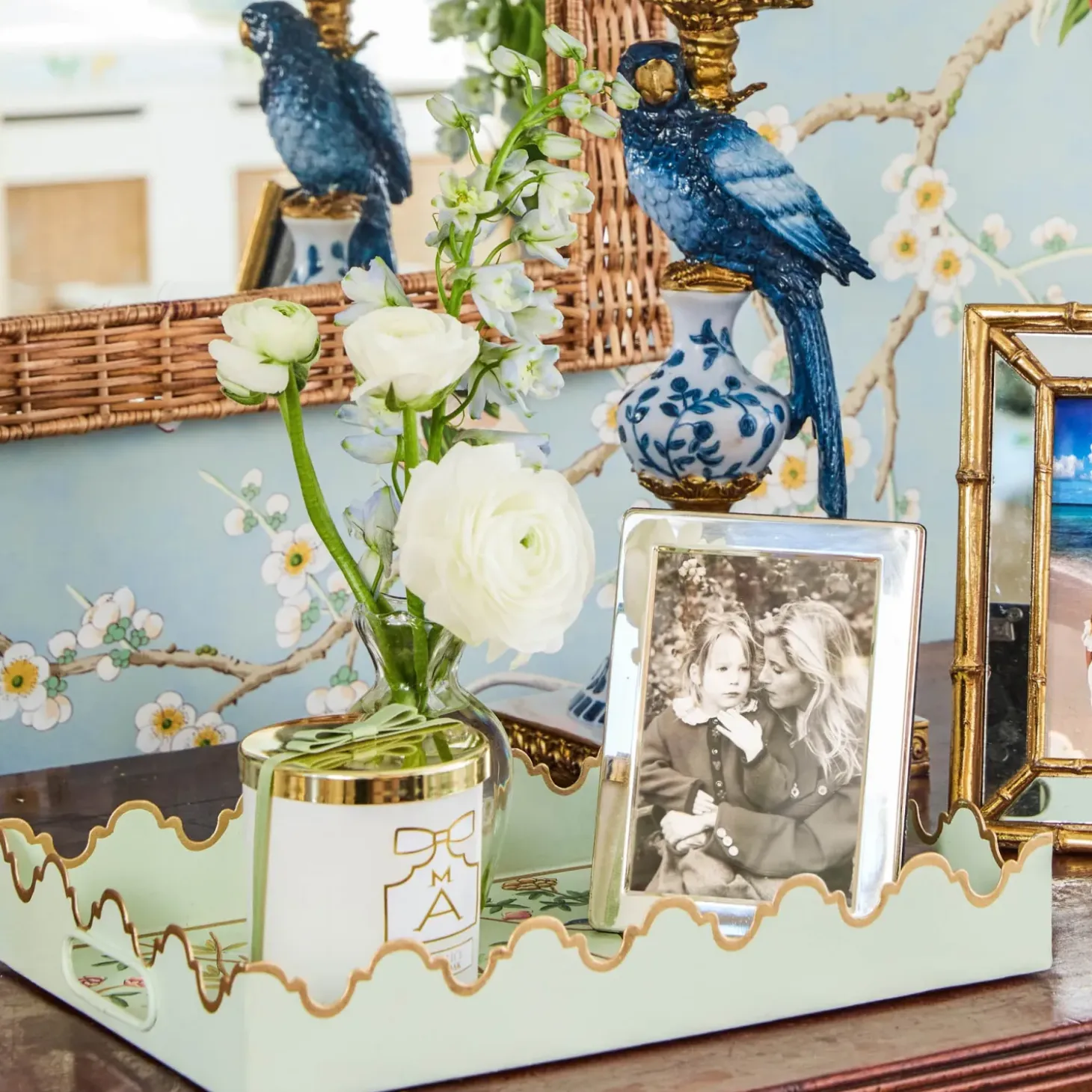 Small Chinoiserie Tole Tray