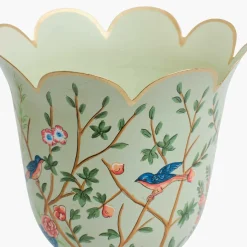 Small Chinoiserie Tole Urn Vase