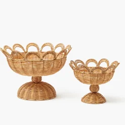 Small Elena Rattan Bowl