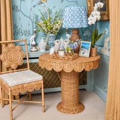 Small Elena Rattan Tray