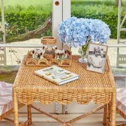 Small Elena Rattan Tray