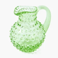 Small Emerald Hobnail Jug