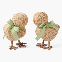 Small Raffia Chick (Pair)