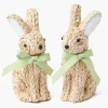 Small Raffia Rabbit (Pair)