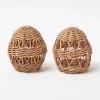Small Rattan Woven Egg (Pair)