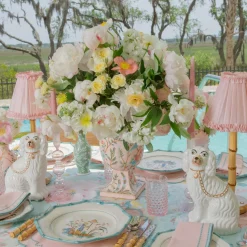 Small Rose Pink Hobnail Jug