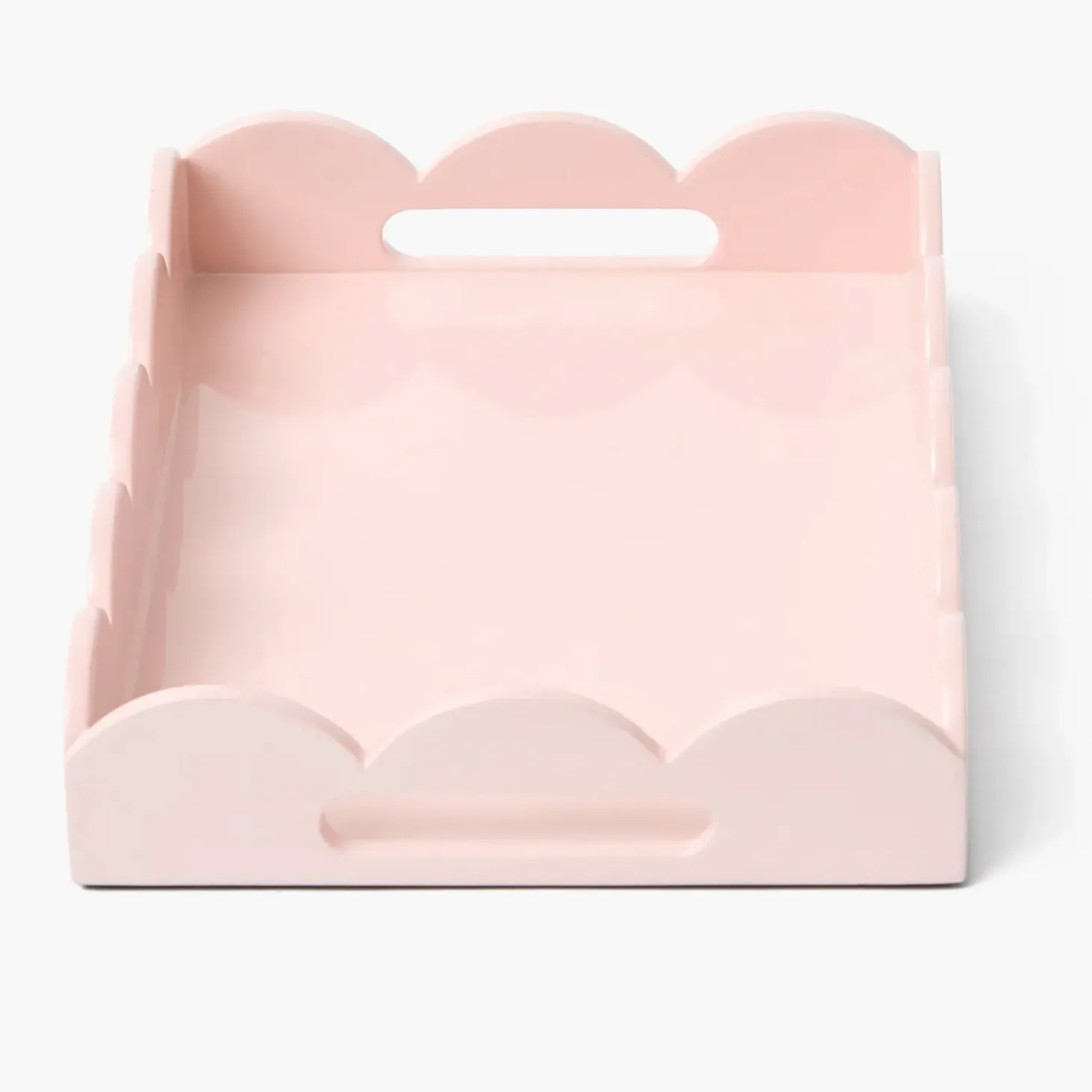 Small Soft Pink Lacquer Tray