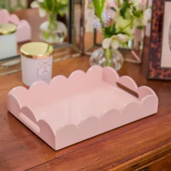 Small Soft Pink Lacquer Tray