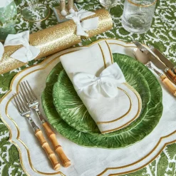 Snow White Velvet Napkin Bows (Set of 4)