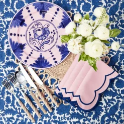 Sofia Pink Appliqué Napkins (Set of 4)