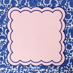 Sofia Pink Appliqué Napkins (Set of 4)