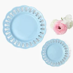 Soft Blue Lace Starter Plate