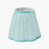 Soft Blue Lotus Lampshade (18cm)