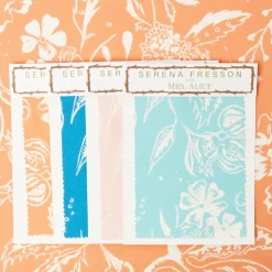 Soft Coral Chelsea Square Fabric