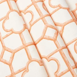 Soft Coral Shaded Bamboo Fabric