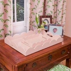 Soft Pink Lacquer Tray