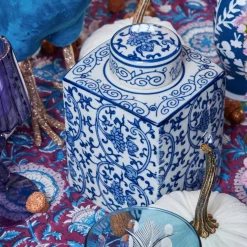 Square Traditional Ginger Jar