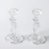 Tall Lace Edge Candle Holders (Pair)