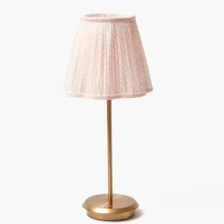 Tall Rechargeable Lamp with Pink Lotus Shade (18cm)