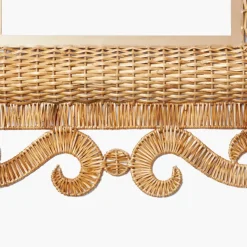 The Grand Rattan Mirror