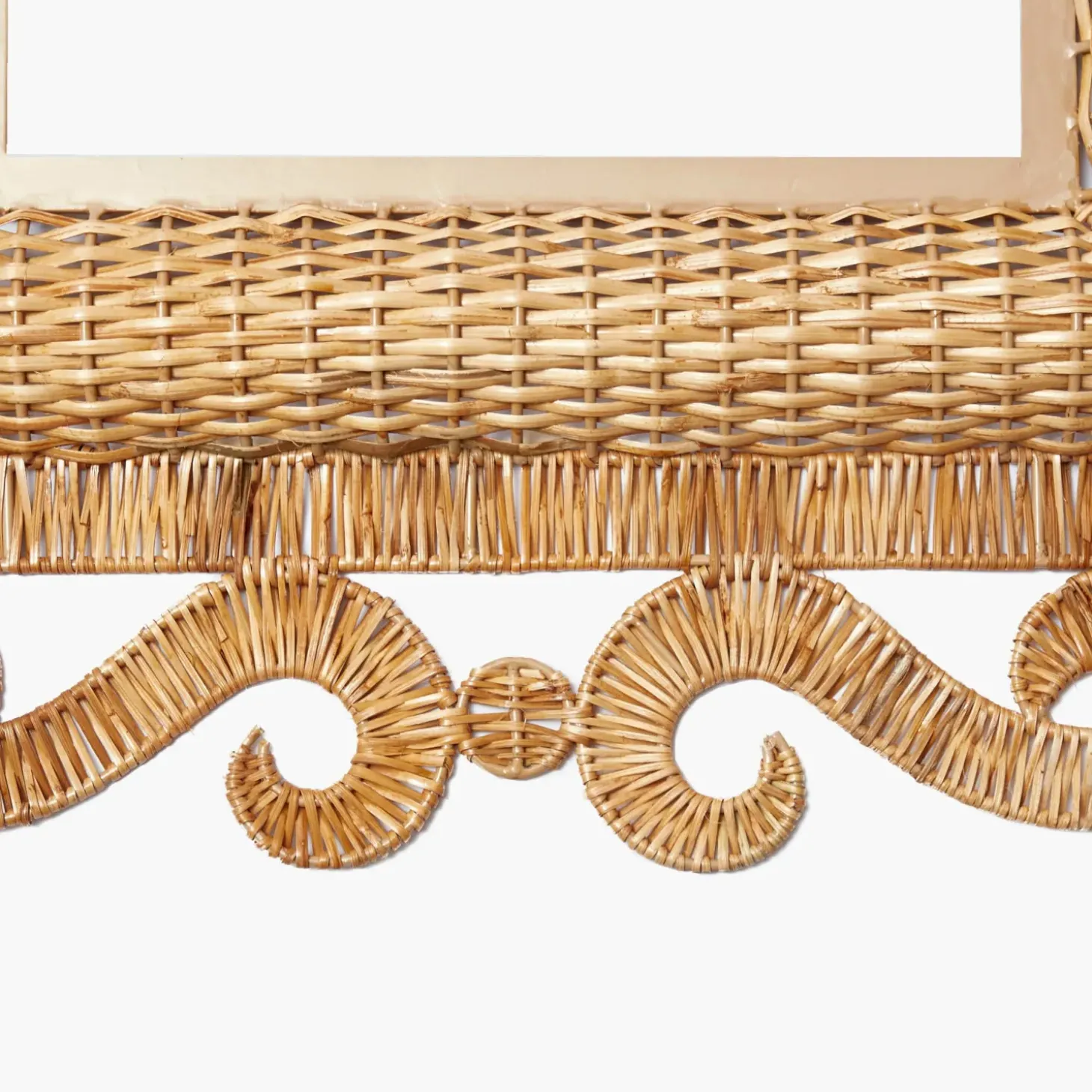 The Grand Rattan Mirror