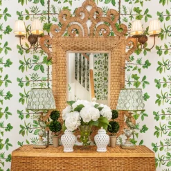 The Grand Rattan Mirror
