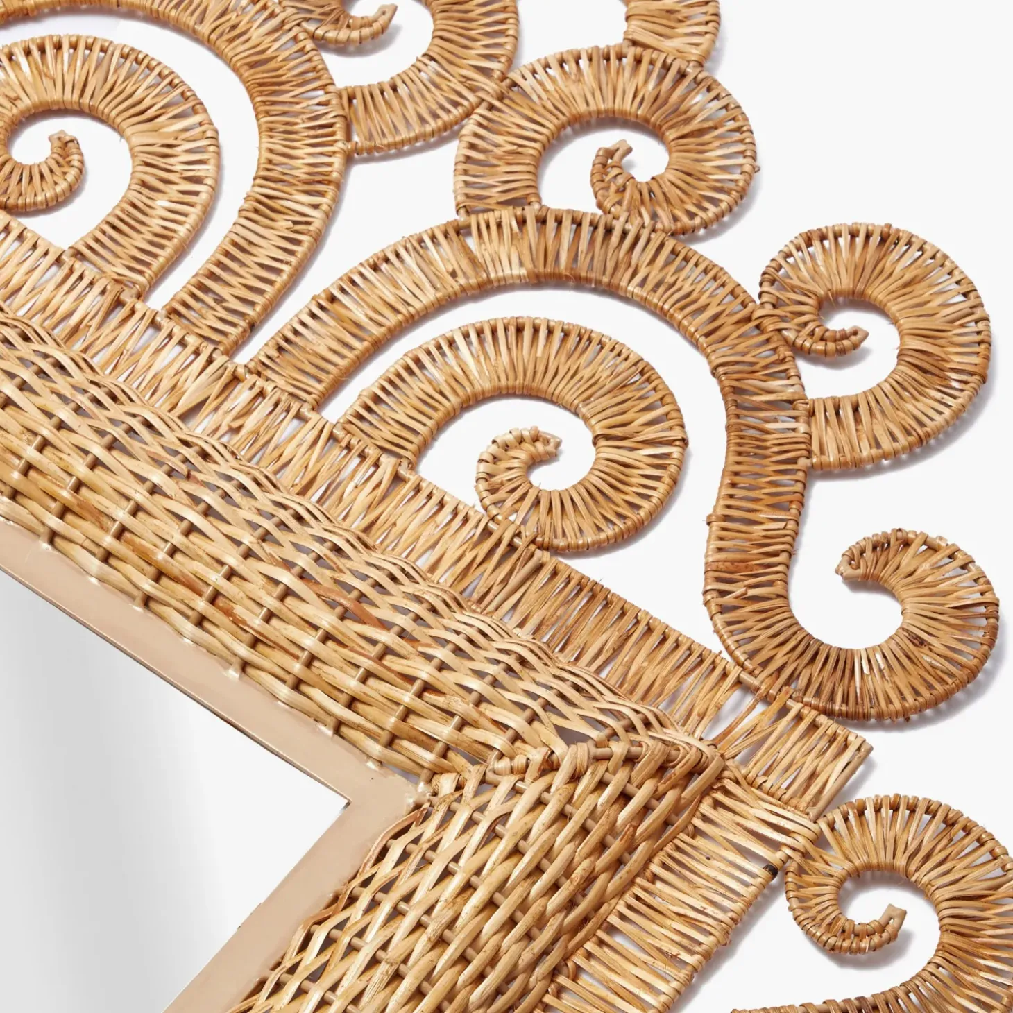 The Grand Rattan Mirror