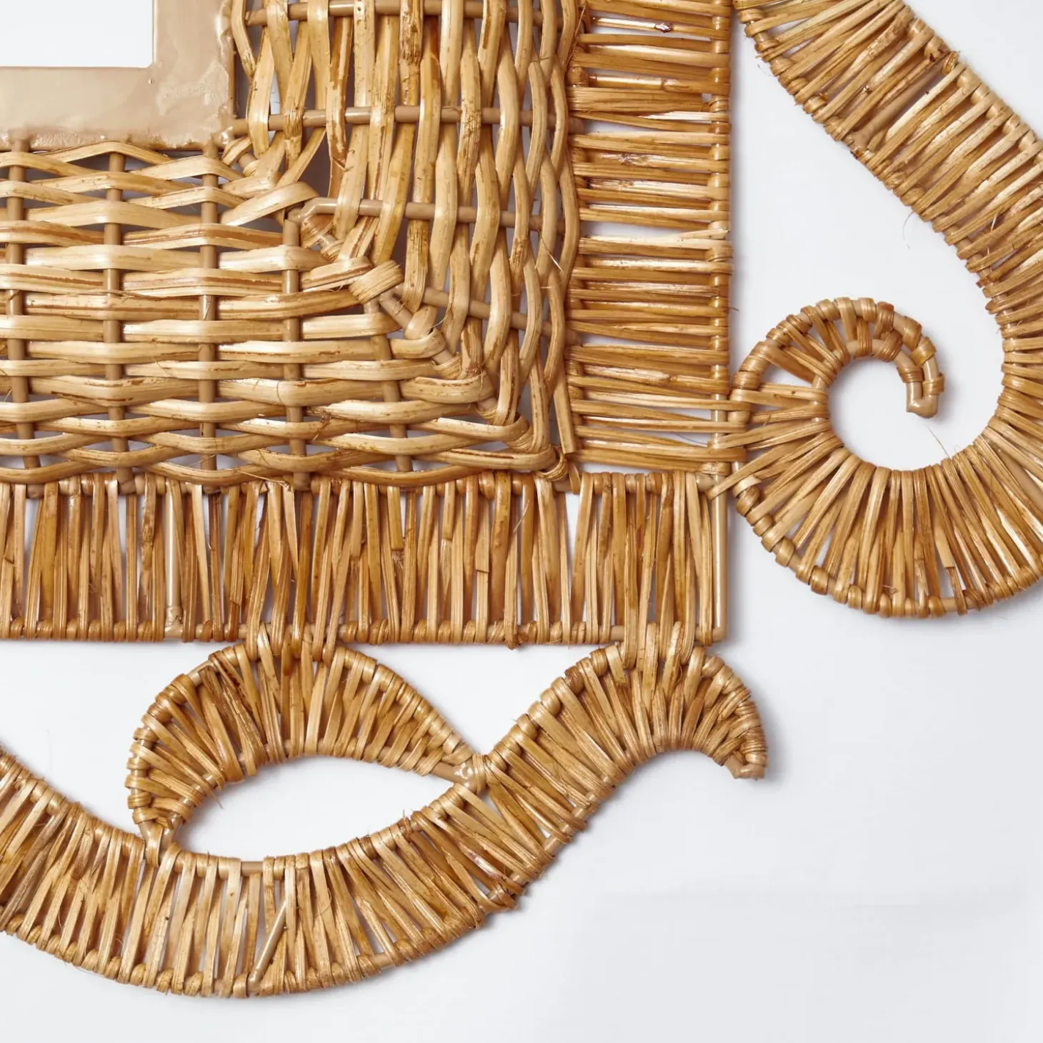 The Grand Rattan Mirror