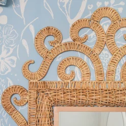 The Small Grand Rattan Mirror