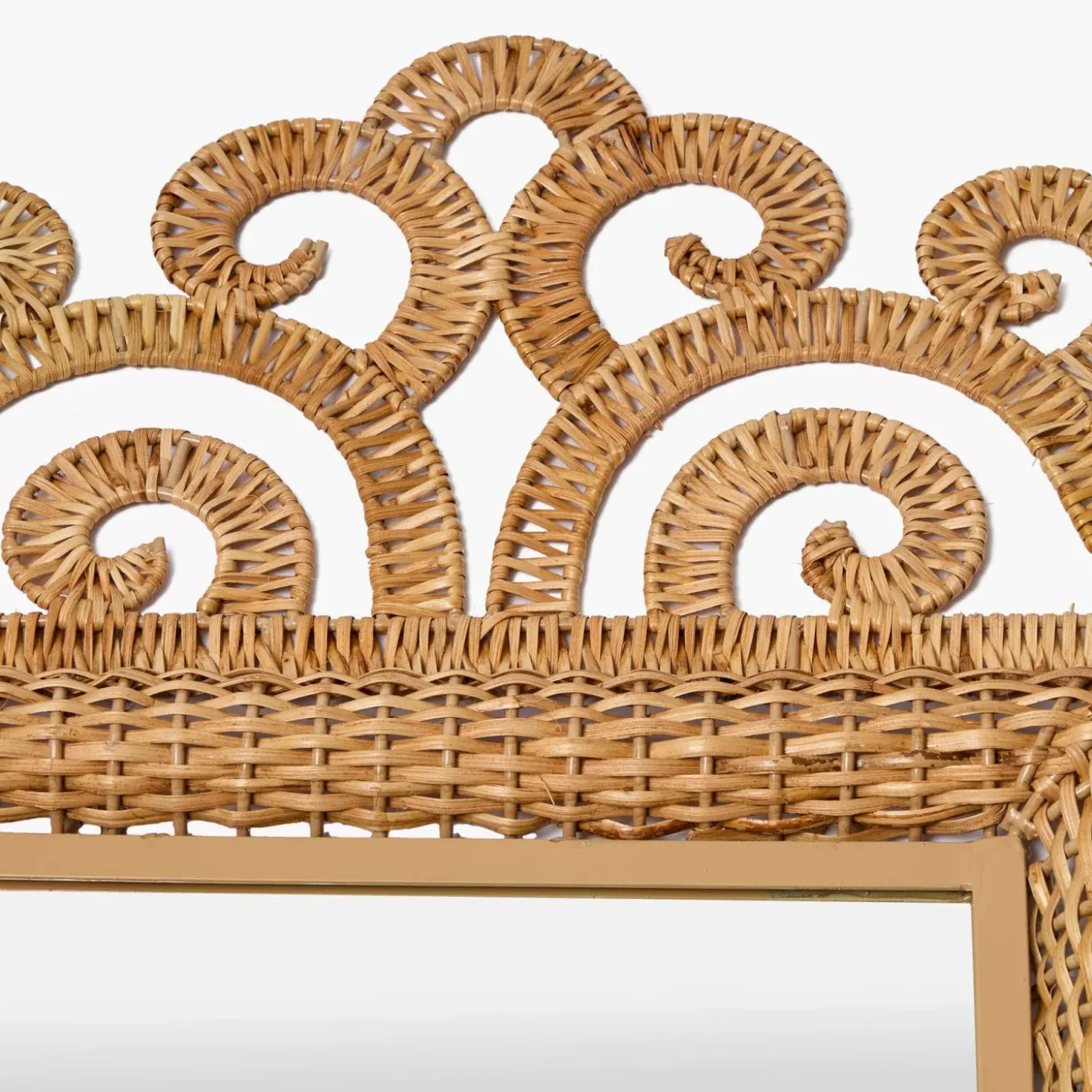 The Small Grand Rattan Mirror