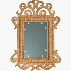 The Small Grand Rattan Mirror