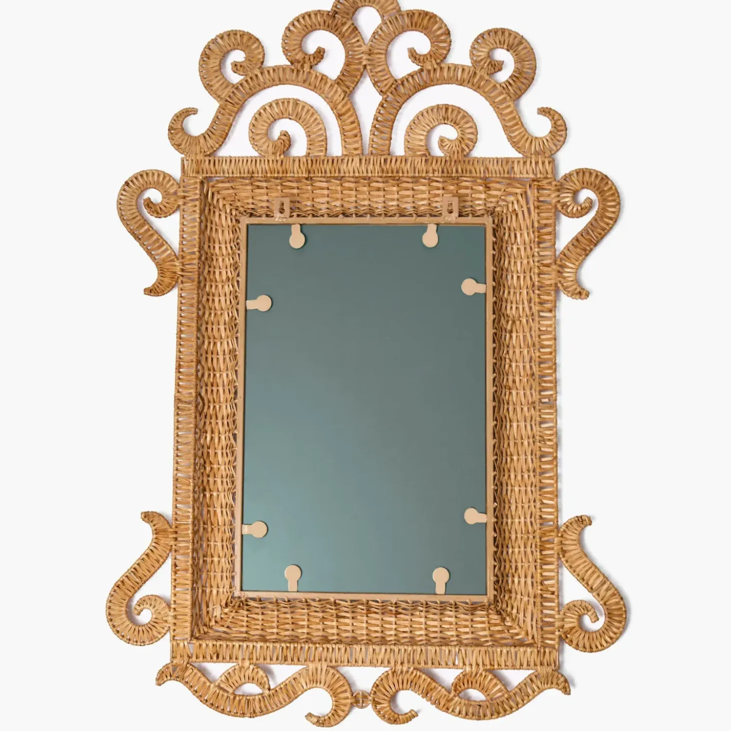 The Small Grand Rattan Mirror