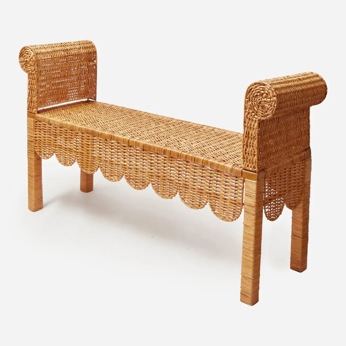Thea Rattan Bench
