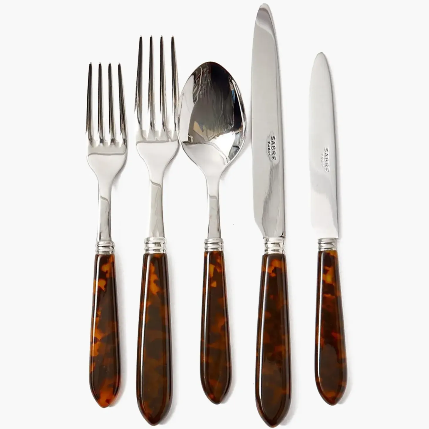Tortoiseshell Cutlery (5 piece)