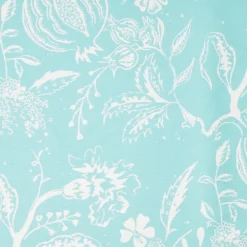 Turquoise Chelsea Square Fabric