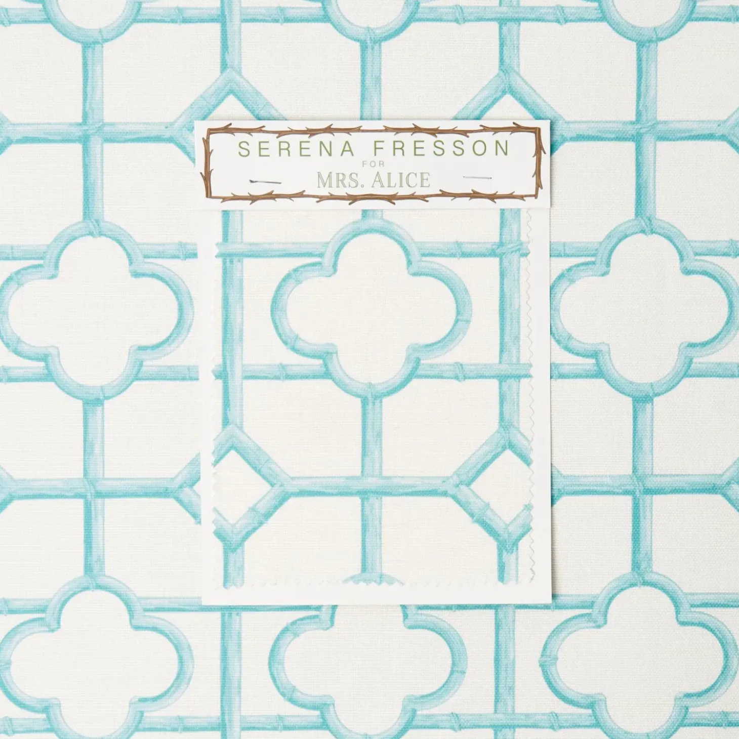 Turquoise Shaded Bamboo Fabric