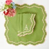 Valérie Green & Pink Napkins (Set of 4)